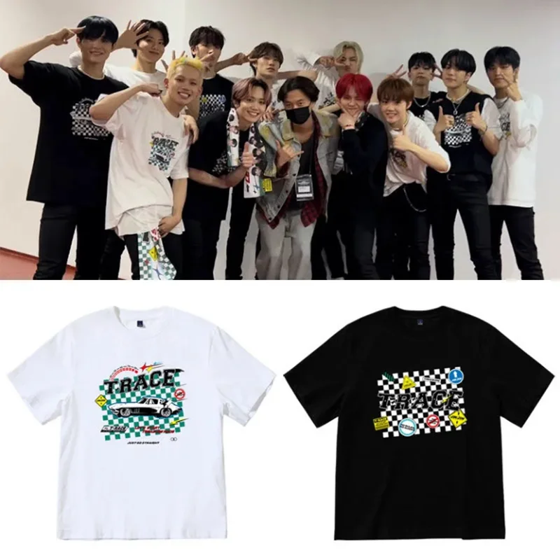 

Футболка с изображением драгоценностей и периферийных принадлежностей для концертов, топ hyunyat Jihoon Yoshi JUNKYU JAEHYUK DOYOUNG, одинаковая женская футболка с короткими рукавами y2k