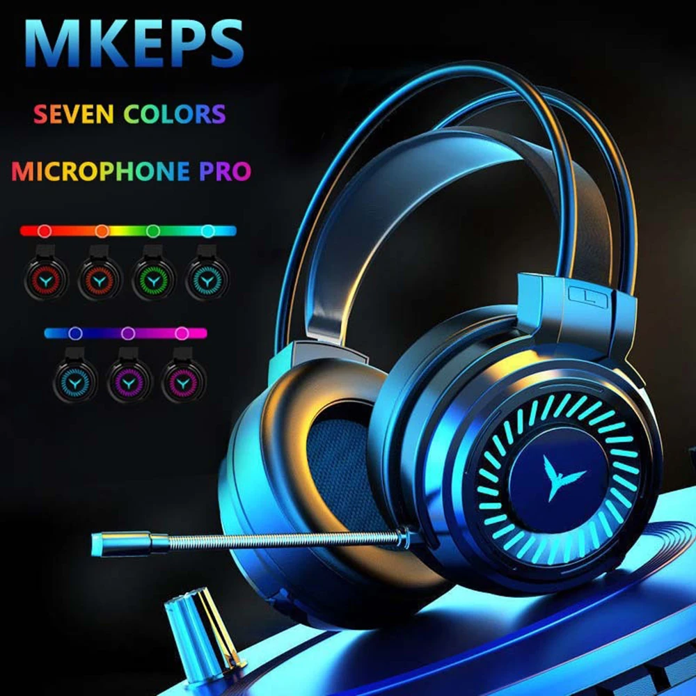 G58 Computer Headphone Wired Gaming Earphones Headset With Microphone Noise Reduction For PC Laptop Mobile Phone