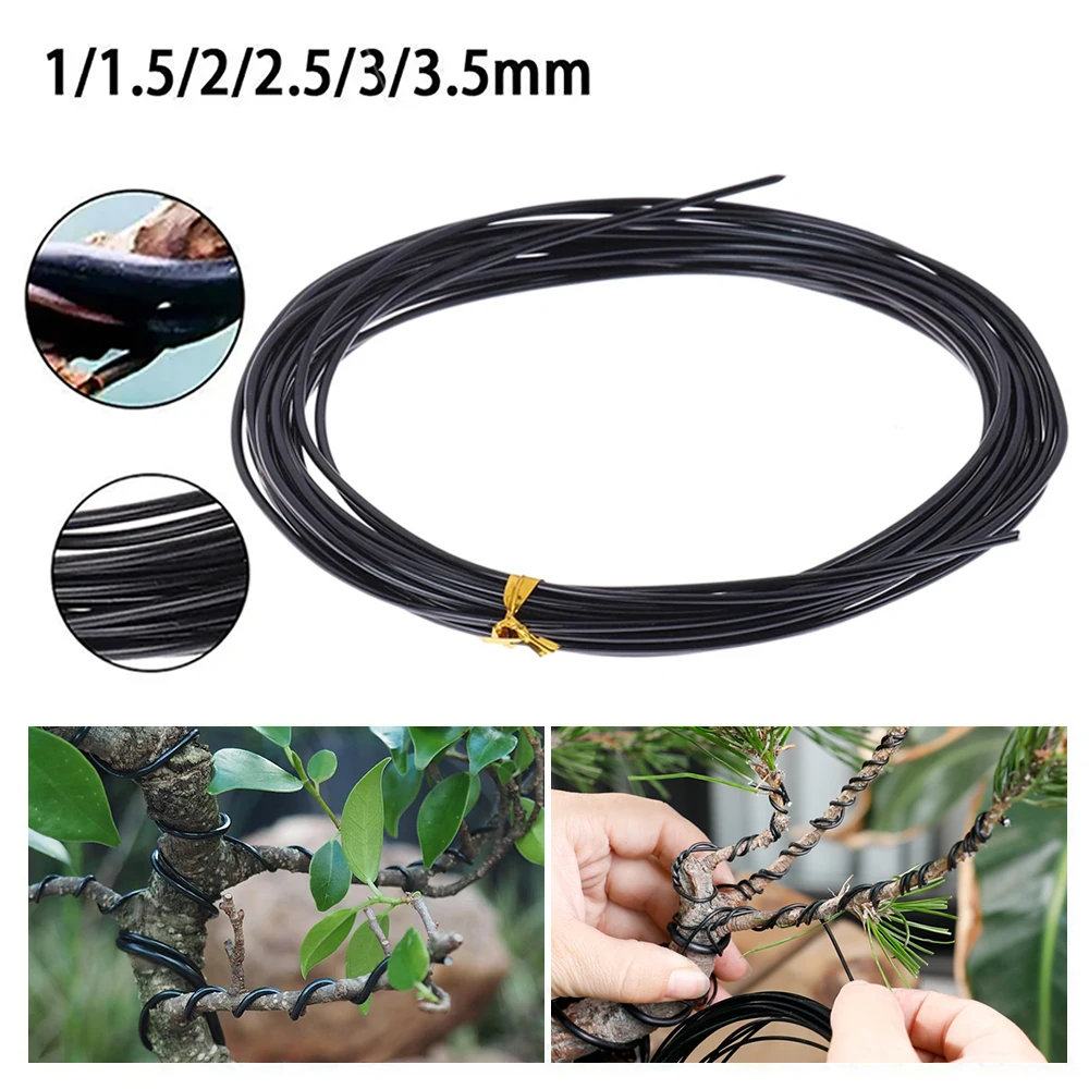 Bonsai Wire 5m Anodized Aluminum For Plant Shapes 5 Sizes 1/1.5/2/2.5/3 mm Garden Accessories