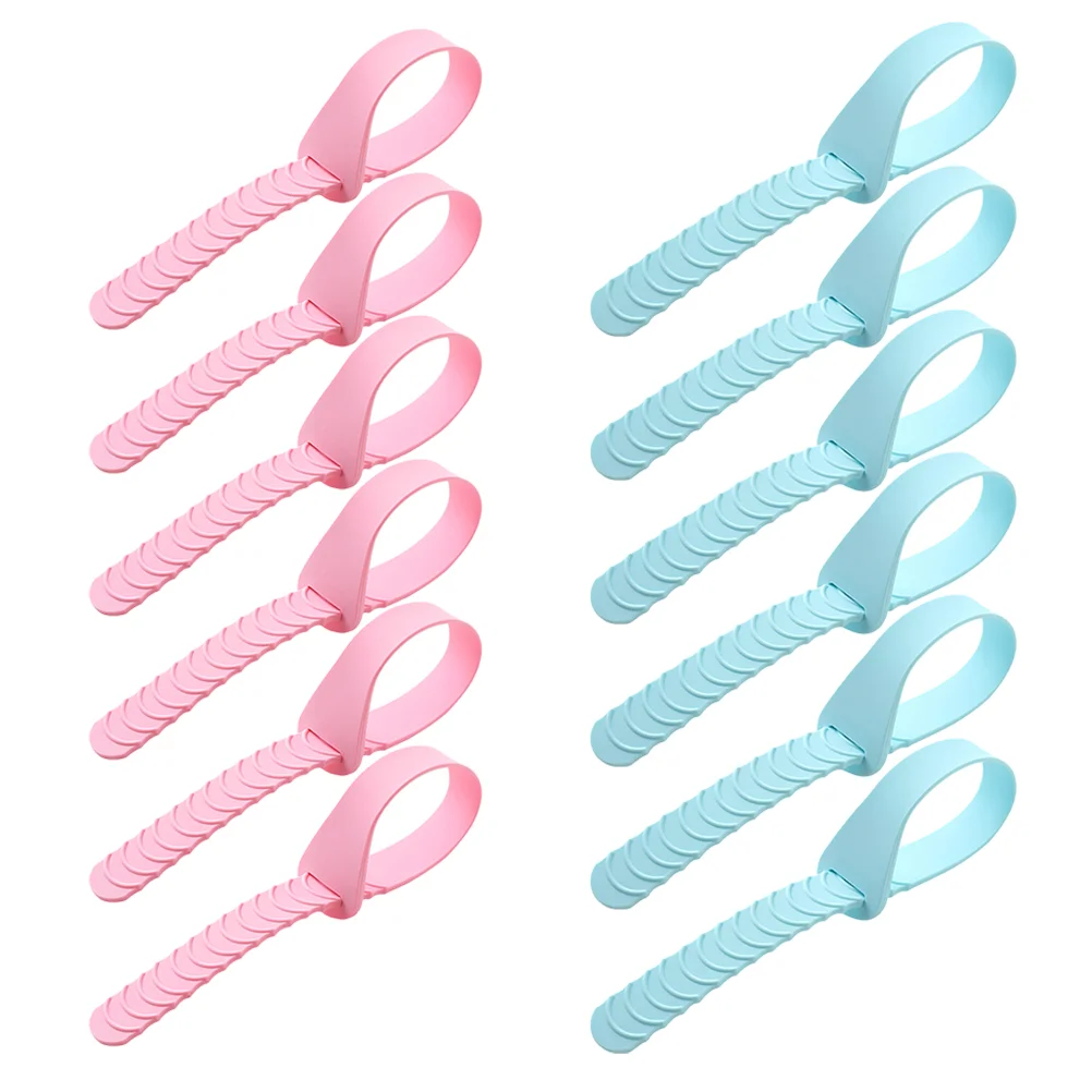 

12 Pcs Toilet Lid Toilet Clip Cover Handle Seat Bathroom Supplies Closestool Accessory Child