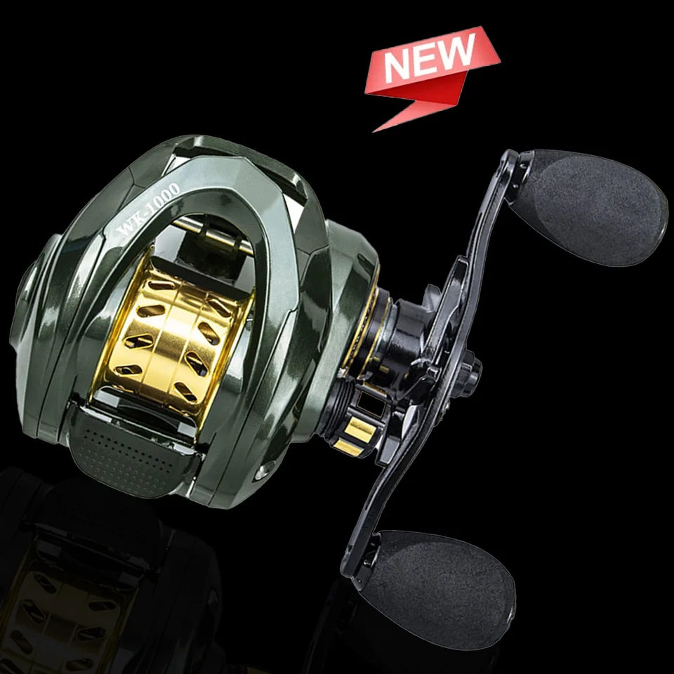 

WALK FISH Spinning Fishing Reel WK1000 Baitcasting Max Drag 8kg High Speed Ratio 6.3:1 Magnetic Brake Micro Fish Fishing Tackle