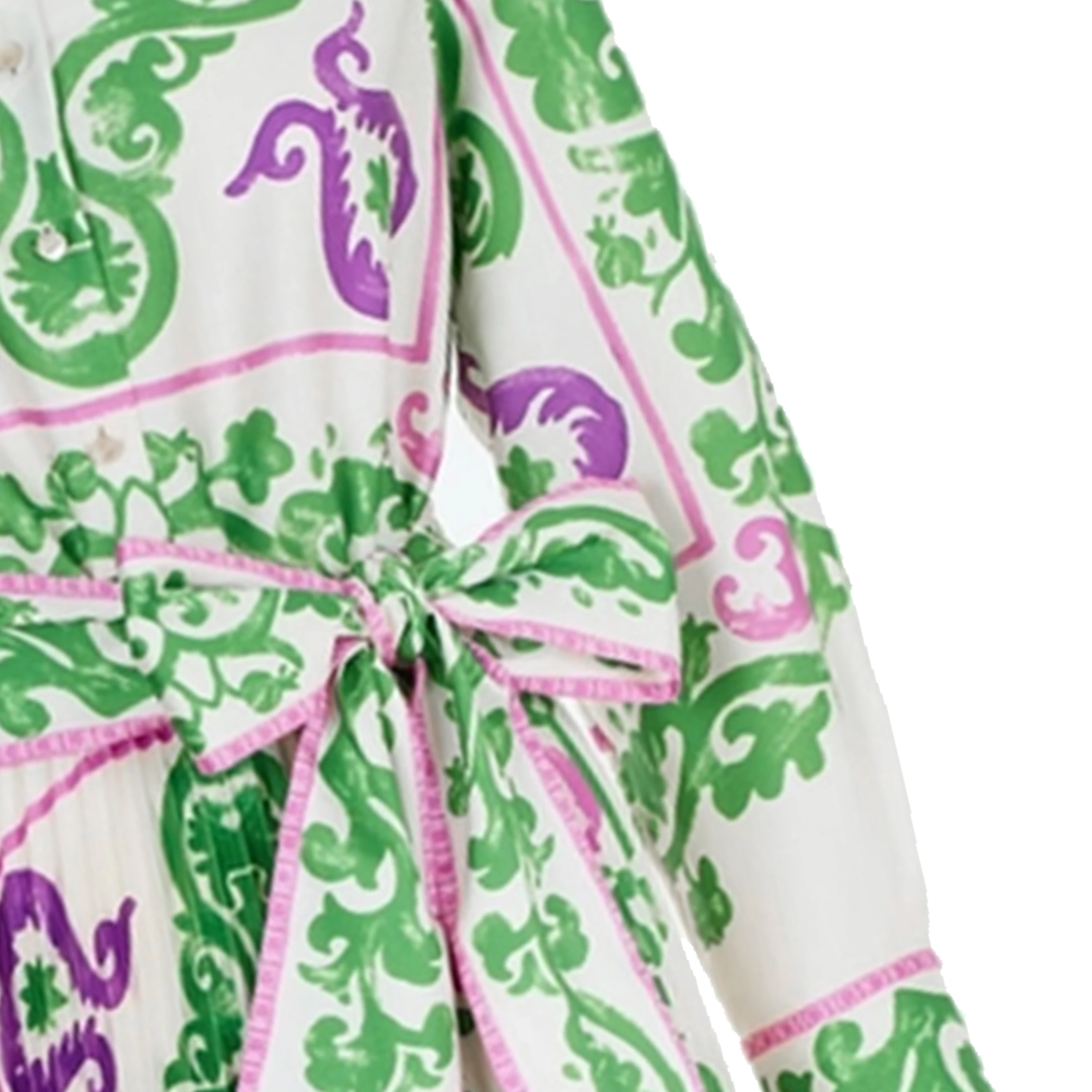 فساتين CHCH النسائية الأنيقة المطبوعة بأربطة ورقبة...