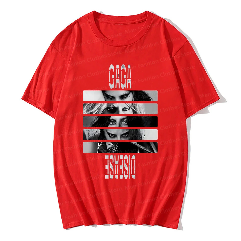 Lady Gaga Disease Printing T-shirt Men_Women Clothing Casual Short Sleeve Summer Spring Tee-shirt Ropa Hombre Streetwear Tees 6
