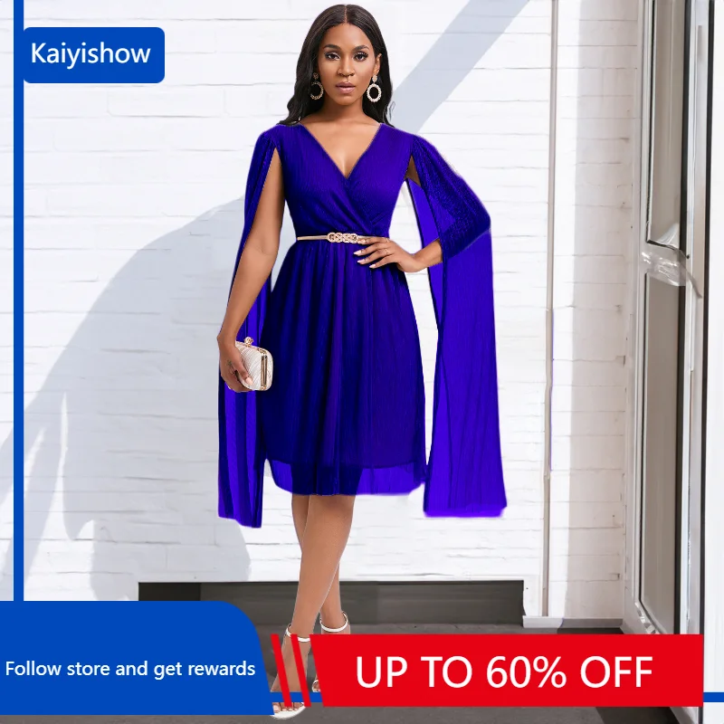 Женское платье-накидка с V-образным вырезом