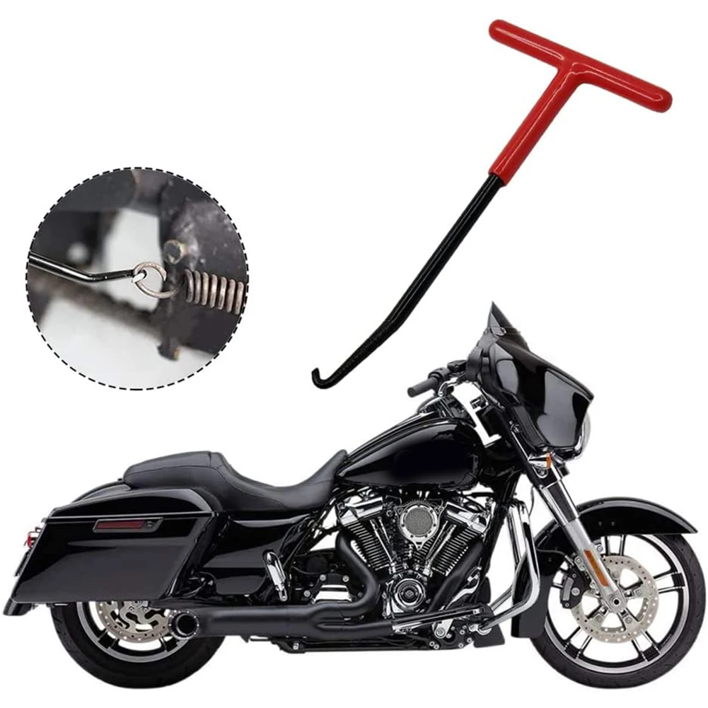 MotorcycleExhaustSpringHookTShapedHandleExhaustPipeSpring