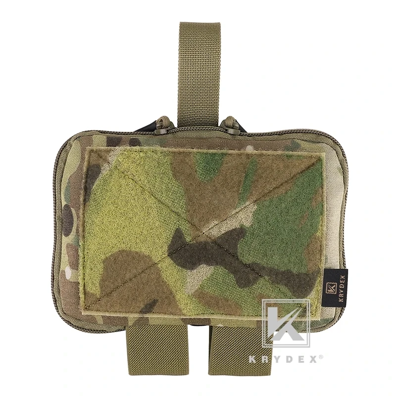 

KRYDEX MED1 Tactical Medical Pouch TRA Style EMT Trauma Kit Carrier IFAK Tourniquet Holder MOLLE Belt Blow Out Storage Bag MC