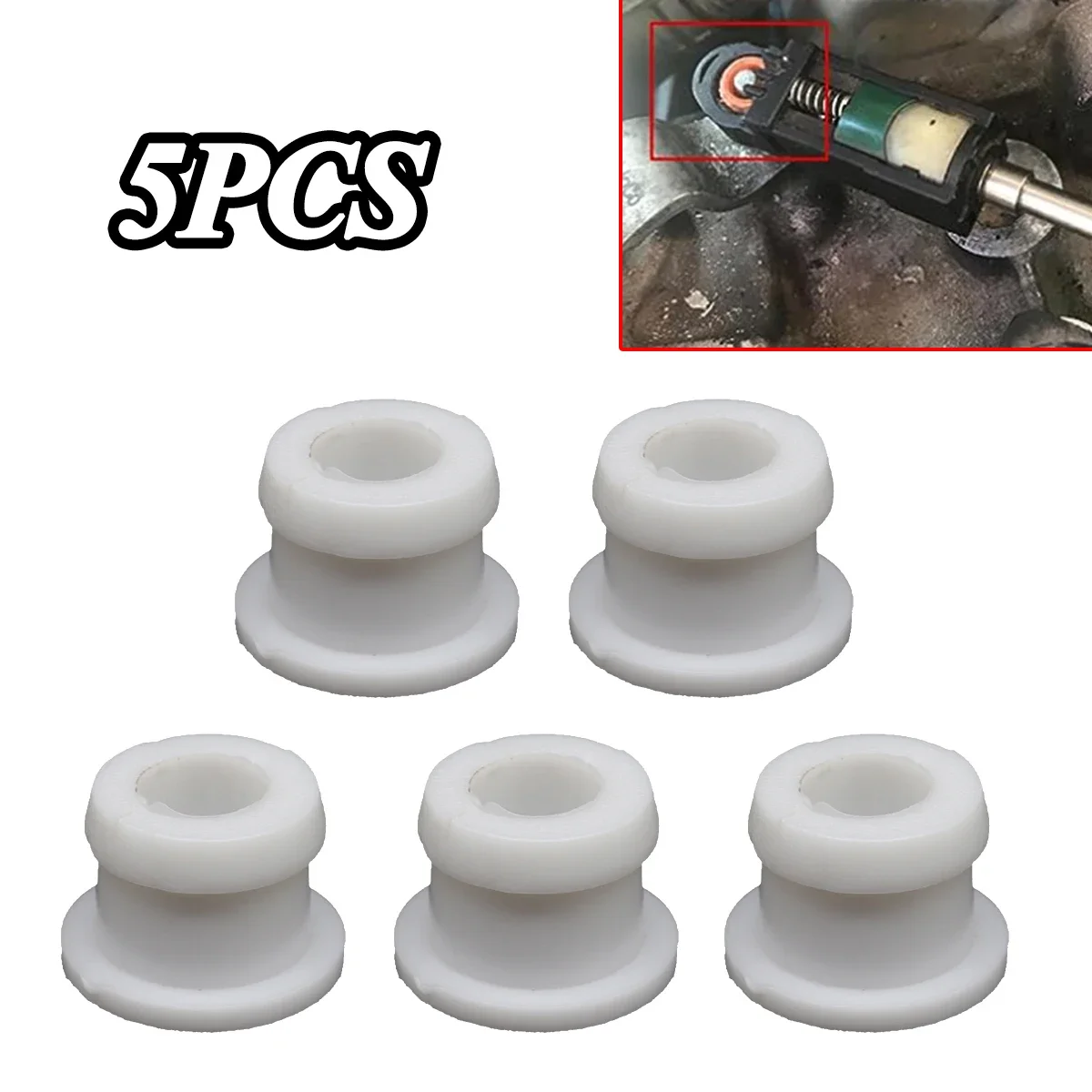 

5PC Shifter Cable Bushing For Ford Transit Escape Transmission Gear Connector Fix Sleeve Grommet Repair Kit Connect Replacement