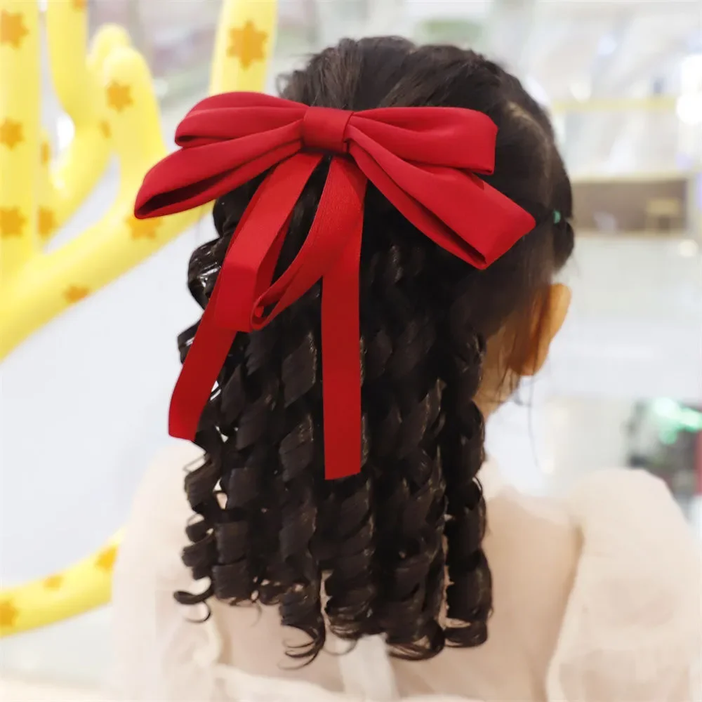 Kids Wig Ponytail Little Girl Curly Headgear Ornaments Child Jewelry Hair Accessories Braids Baby Pigtails Toddler Headdress