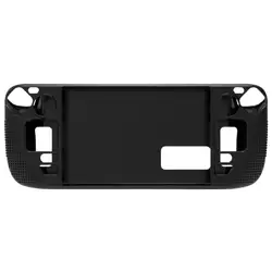 Enhanced Silicone Protective Case - Anti - Slip Shockproof Soft Shell Cover for Handheld Game Console (Black)
