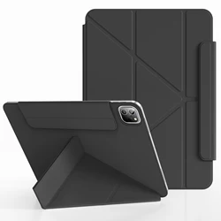 Custodia a libro pieghevole Y-shaped magnetica e removibile per tablet