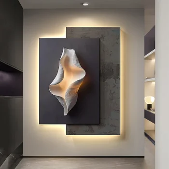 Minimalist Crystal Porcelain Wall Lamp 1
