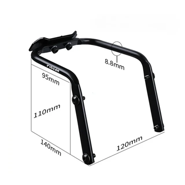 Aluminum Alloy Bike Saddle Extension Mount Stable Saddle Bag Stabilizer Multifunctional Water Bottle Bracket Bike Accessories 2