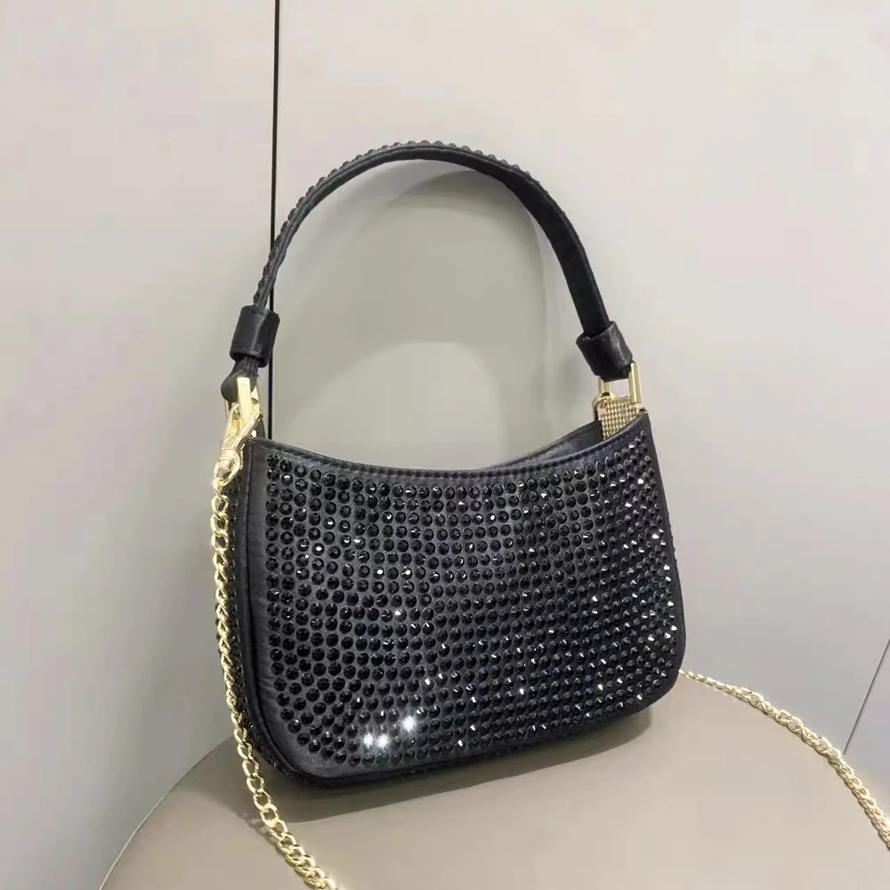 thumbnail image 1 of JIOMAY Nuevo diseño de carteras de moda para mujer Bolsos de diseñador de lujo Bolso de mano de noche versátil Bolso de fiesta Elegante monedero de diamantes de imitación, 1 of 5