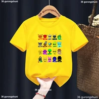 Just A Guy Who Likes Sprunki Boy Graphic Print Sprunki Kids T-Shirt Fashion Trend Boy Tshirt Summer Boys/Girls Universal Clothes 2