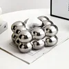 Marshmallow Tissue Box Ceramic Extractor Box Silver Bubble Desktop Storage Paper Towel Holder Tissue Holder Home Decoration 3