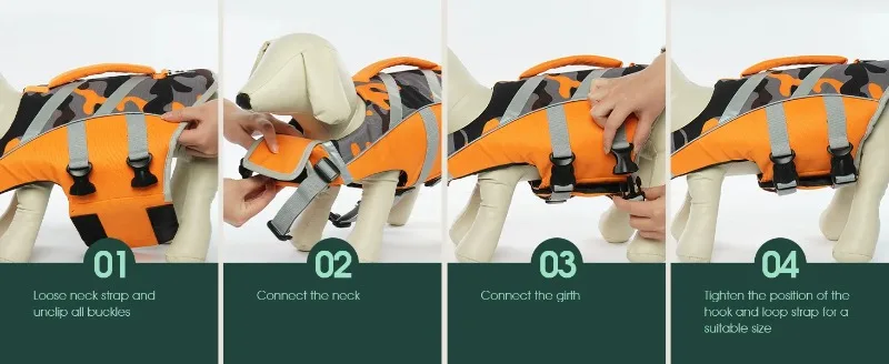 dog life jacket medium