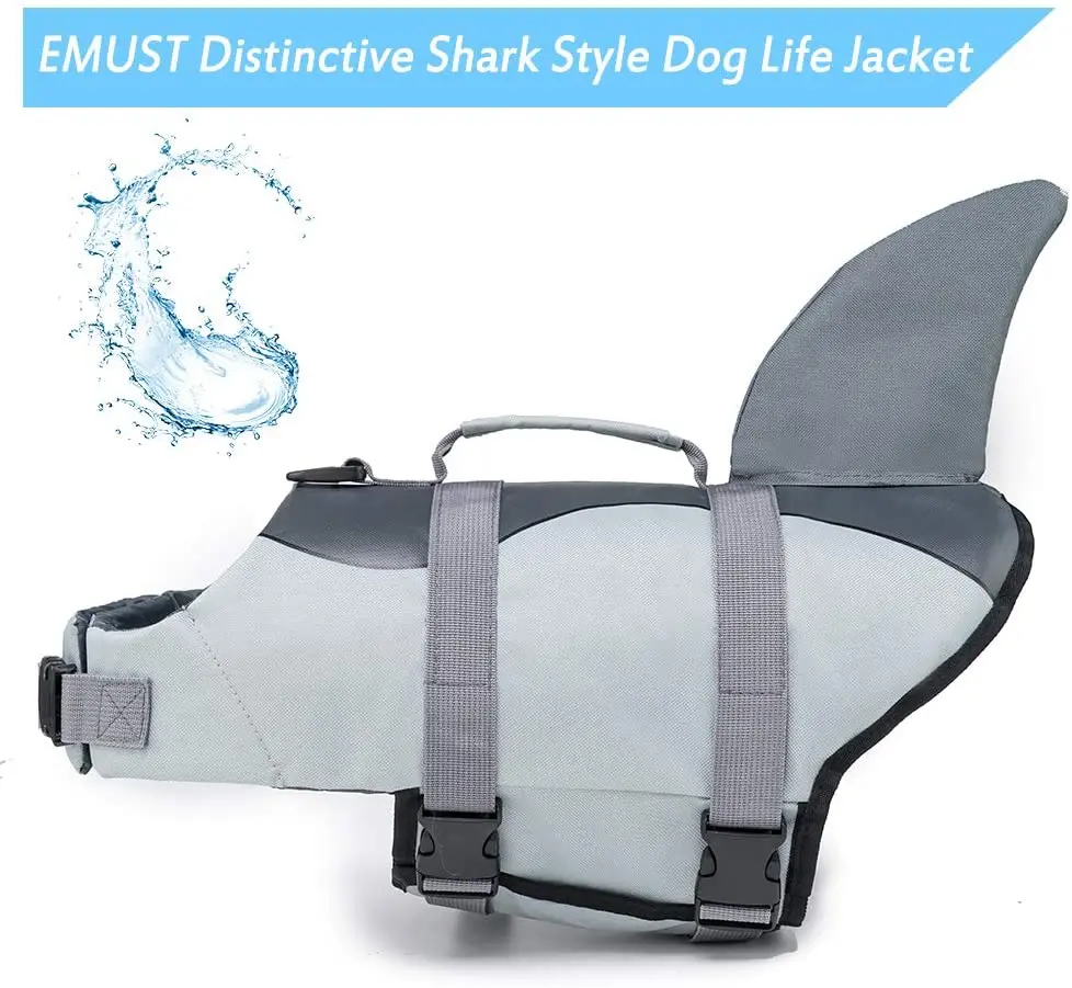 Shark Shaped Dog Life Jacket