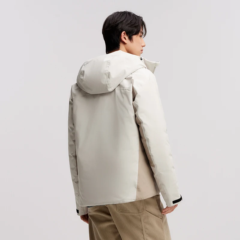Semir Down Jacket Men Rainproof and Windproof Parka Winter New Warm Casual Outerwear