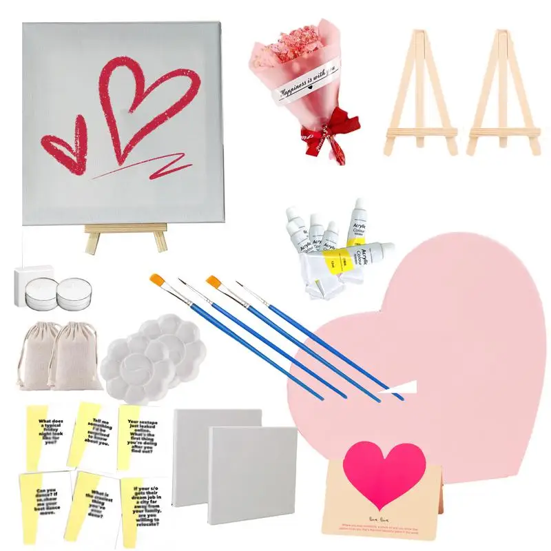 

Valentines Craft DIY Box Creative Funny Craft Kit Romantic Valentines Day Supplies Unique DIY Accessories For Anniversary