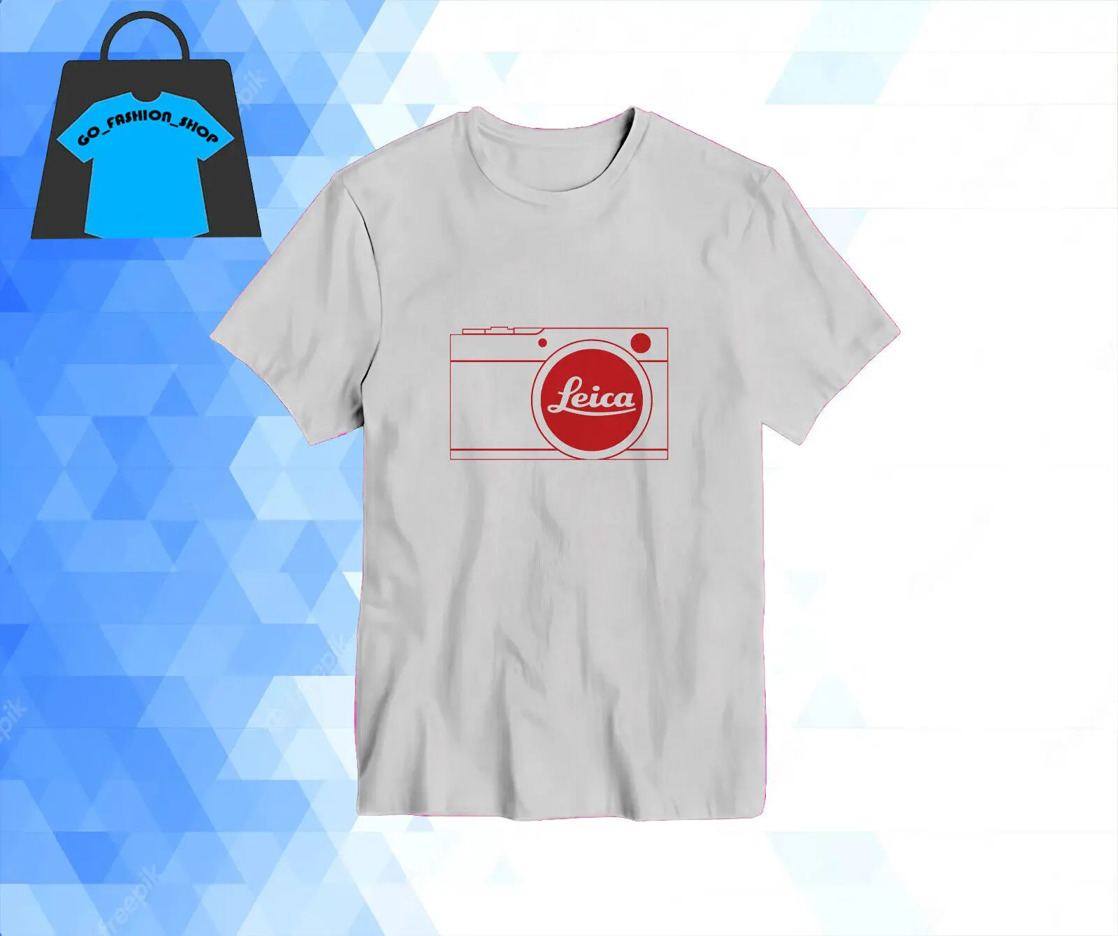 Rare Item Leica Camera T-Shirt 100% Cutton Size S-5Xl