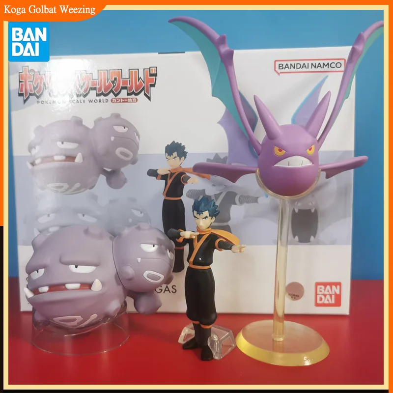 

In Stock Genuine Pokemon Scale World Koga Golbat Weezing Figure Kyou Golbat Matadogas Anime Action Figures Collection Model Toys