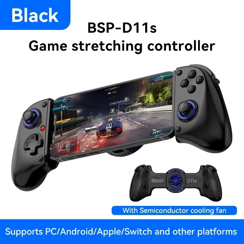 BSP D11 D11S Stretching Hall trigger Cooling Game Controller joystick For SWITCH PS xbox Android For Apple IOS Tablet platforms
