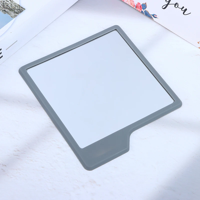 Fashion Silicone Mirror Self Grips Mirror Shatterproof Shaving Makeup Shower Silicone Travel Washroom