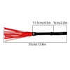 1pc Pu Leather Pimp Whip Riding Crop Party Colourful Horse Riding Whip Training Horse Whip Stage Performance Prop 6
