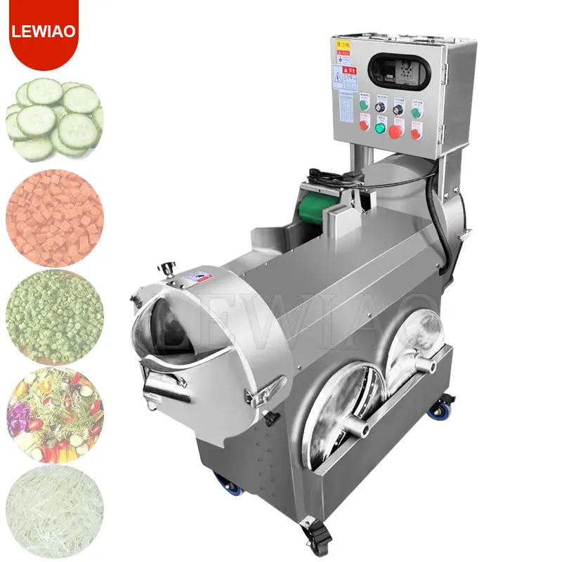 

Multifunction Vegetable Cutter Industrial Slicer Shredder Electric Dicing Machine