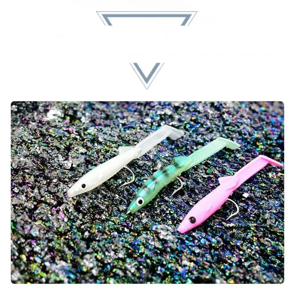 Neue 17 stücke Gemischte Farbe Raglou Angeln Meer Angeln Spinning Weicher Köder Silikon Köder Shad Silikon Angeln Trolling Künstliche Köder – Detail 5