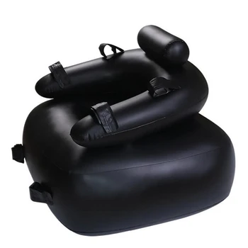 camaTech Sex Love Inflatable Sofa Chair with Hole for Dildo Women Masturbation Handcuffs Ankle Bondage Furniture BDSM Adult Game 2