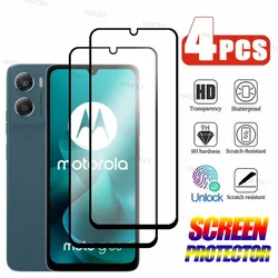 Screen Protector Tempered Glass - 2/4 Pack, Anti - Scratch, Full Glue Coverage for 2PCS Tempered Glass (Moto G06 Power)