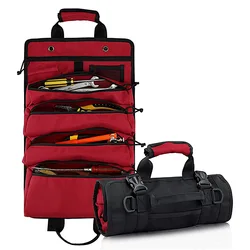 Multi-Purpose Tool Bag Professional High Quality Multi Pocket Hardware Tools Pouch Roll UP Small Portable Tools Organizer Bag