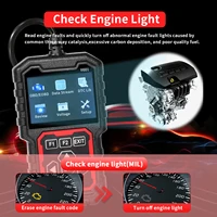 Professional Obd2 Scanner, a Car Fault Code Reader Diagnostic Tool That Has Supported the Obd Ii Protocol since 1996, Supports Reading and Clearing Fault Codes, Battery Testing, No Battery Power Required, USB Powered - Image 4