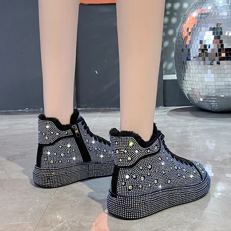 Zapatos Deportivos Para Niñas, Zapatillas Informal Con Lentejuelas
