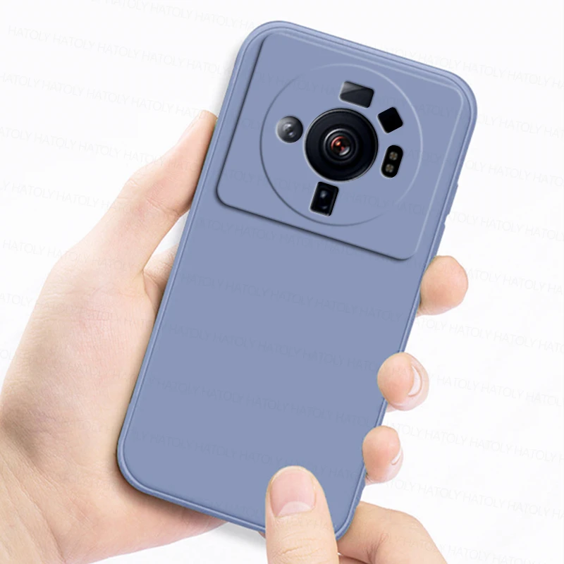 Shockproof Liquid Silicone Phone Case For Xiaomi 12 Series_voghion.com