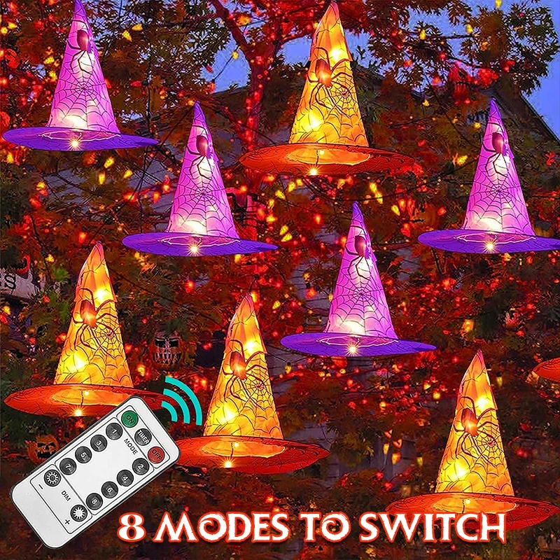 https://ae01.alicdn.com/kf/S4c478277a54f4567a9563e9748a426daC/Hanging-Glowing-Witch-Hats-Halloween-Decoration-LED-Light-String-with-8-Lighting-Modes-Halloween-Party-Indoor.jpg