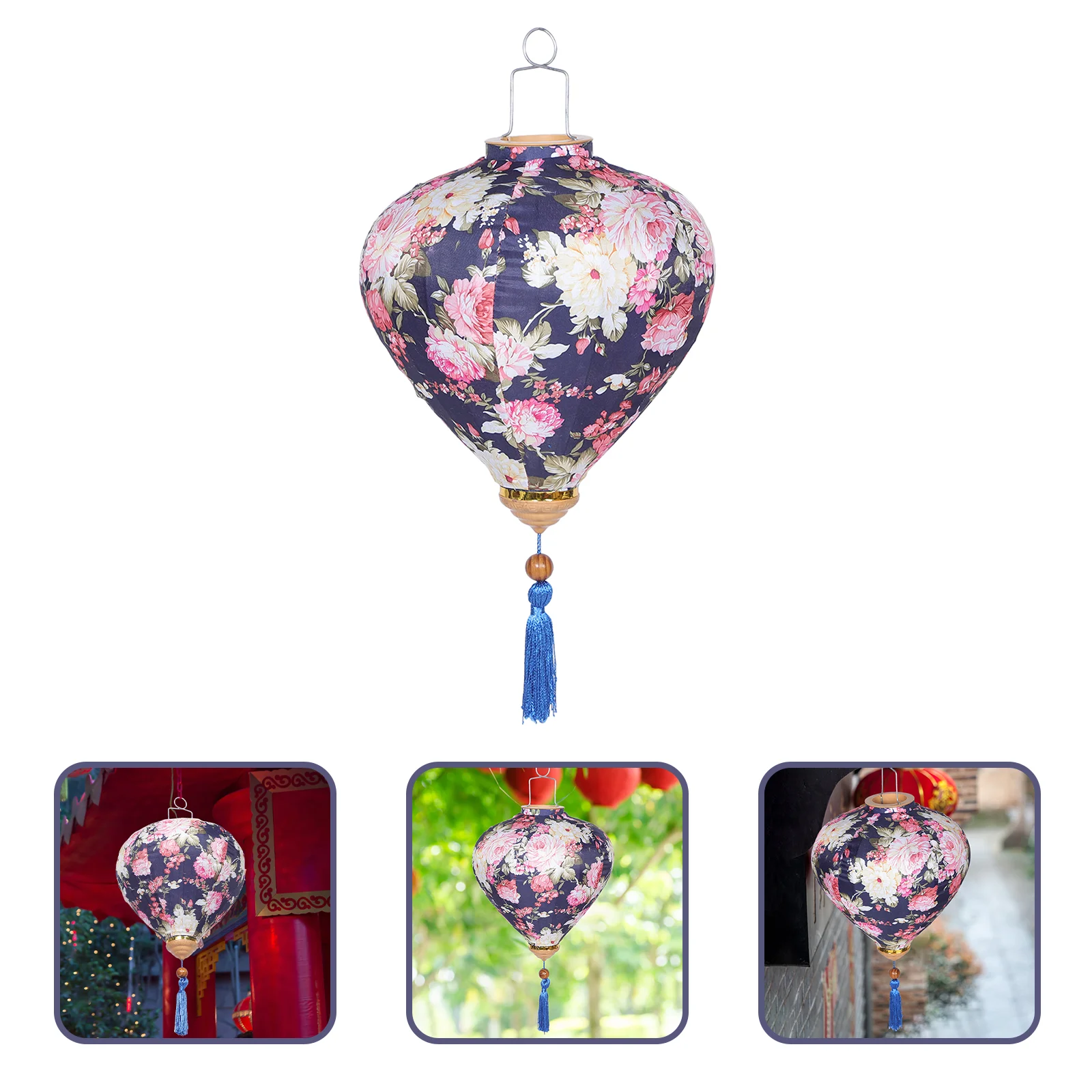 Floral Lantern Outdoor Hanging Lantern Ornament Party Festival Supply Chinese Lantern постер walkonbarefoot floral ornament dark