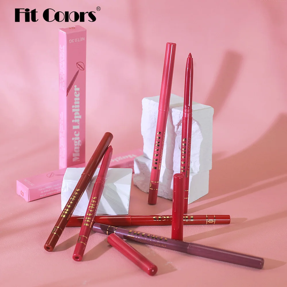 Lip Liner Set 6 color Non-stick Matte Waterproof for Makeup