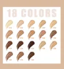 18-color Private Label Liquid Foundation Custom Logo No-box Moisturizing Dropper Bulk Waterproof Full Cover Face Base Makeup 5