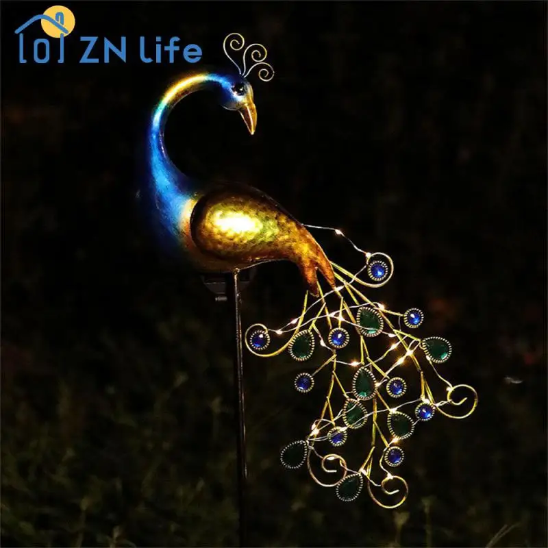 

Pavilion Yard Landscape Decorative Lamp Creative Waterproof Ground Plug Garden Decor Lights Solar Powered Yard Garden Decoration