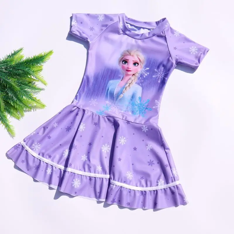 

Kids Swimwear for Girls Cartoon Frozen Elsa Bikini Baby Girl Bathing Suit Toddler Girl Bathing Suit One Piece Boutique Swimsuit