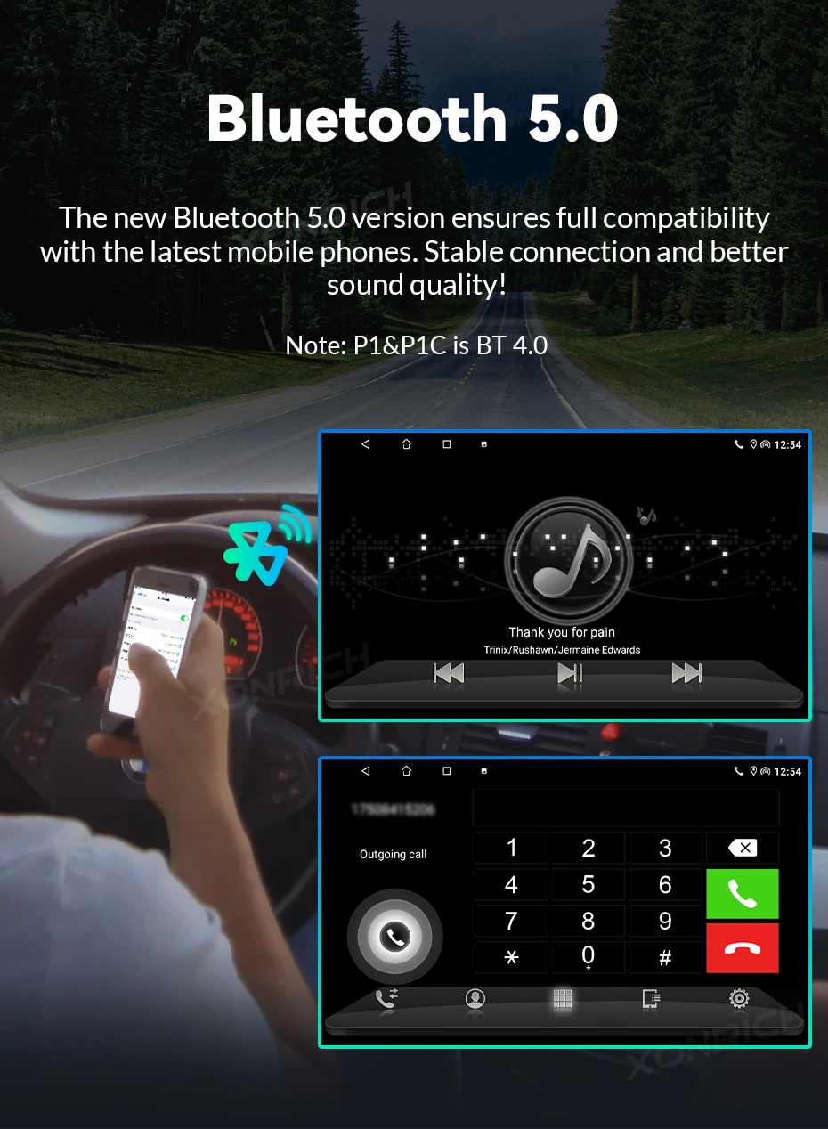 XONRICH Android 14 Autoradio für Honda Civic 8 2005-2011 Kabelloses Carplay GPS-Navigation DSP AI-Sprachsteuerung RDS Auto-Multimedia-Stereoanlage – Detail 16
