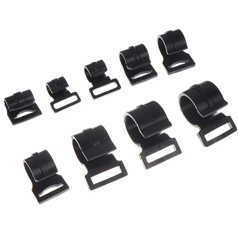 10-Piece Outdoor Camping Lanyard Snap Clip Hook Set