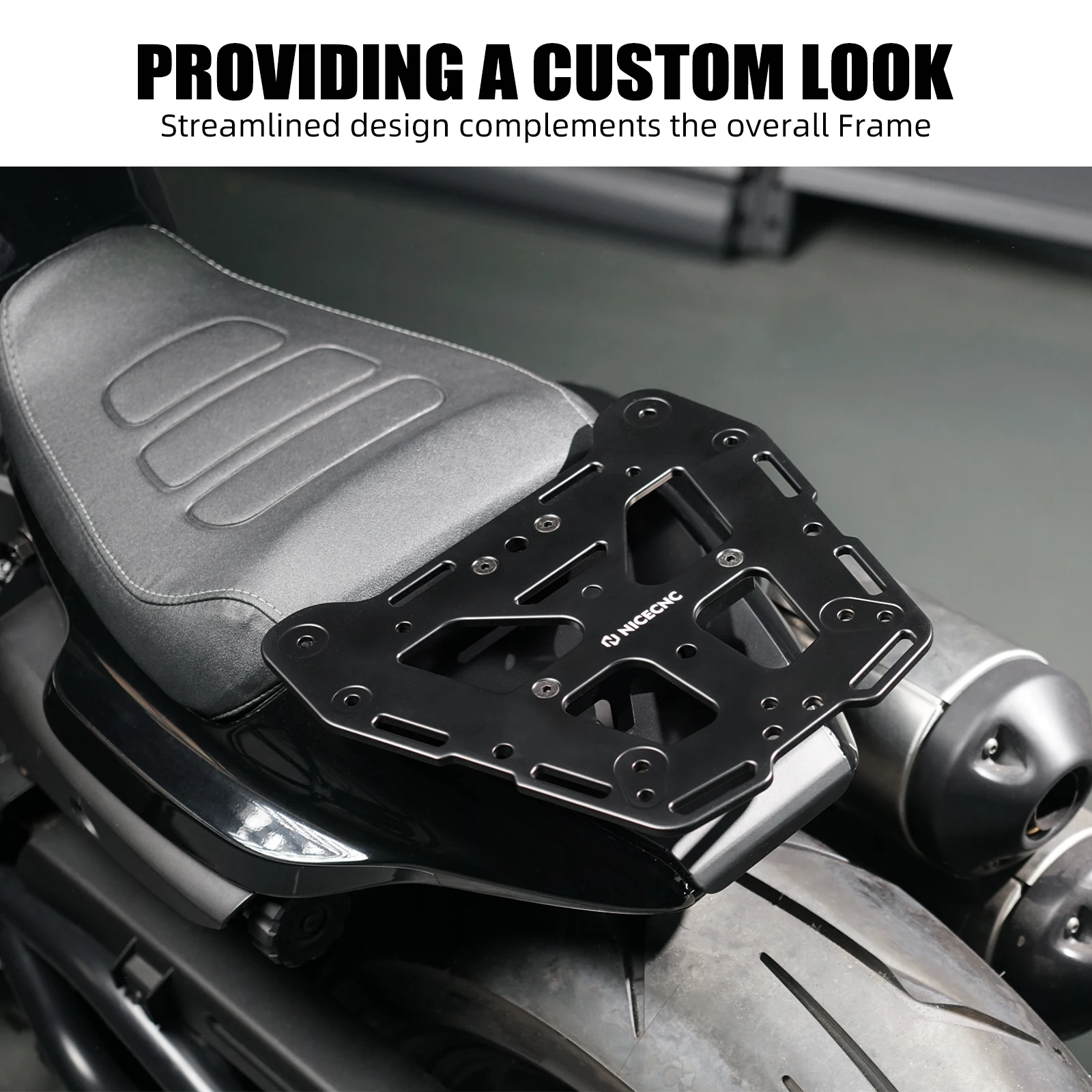 Für Harley Sportster S RH1250S 2021-2024 RH1250S 2024 2023 2022 NICECNC Hinterer Gepäckträger Lastenträger Satteltaschenhalterung – Detail 5