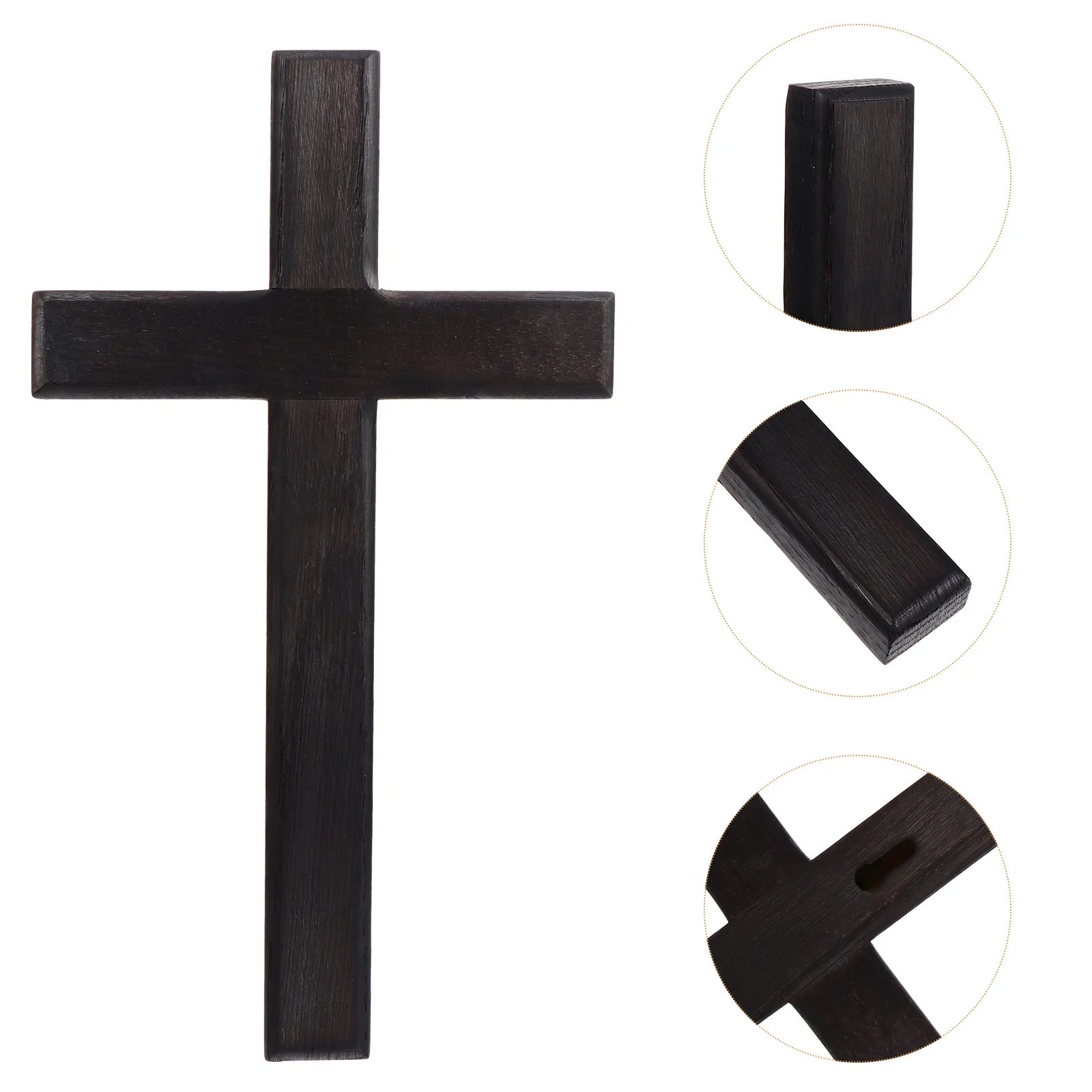 

Cross for The Wall Decor Delicate Wooden Hanging Ornament Sculpture Mounted Crosses Office