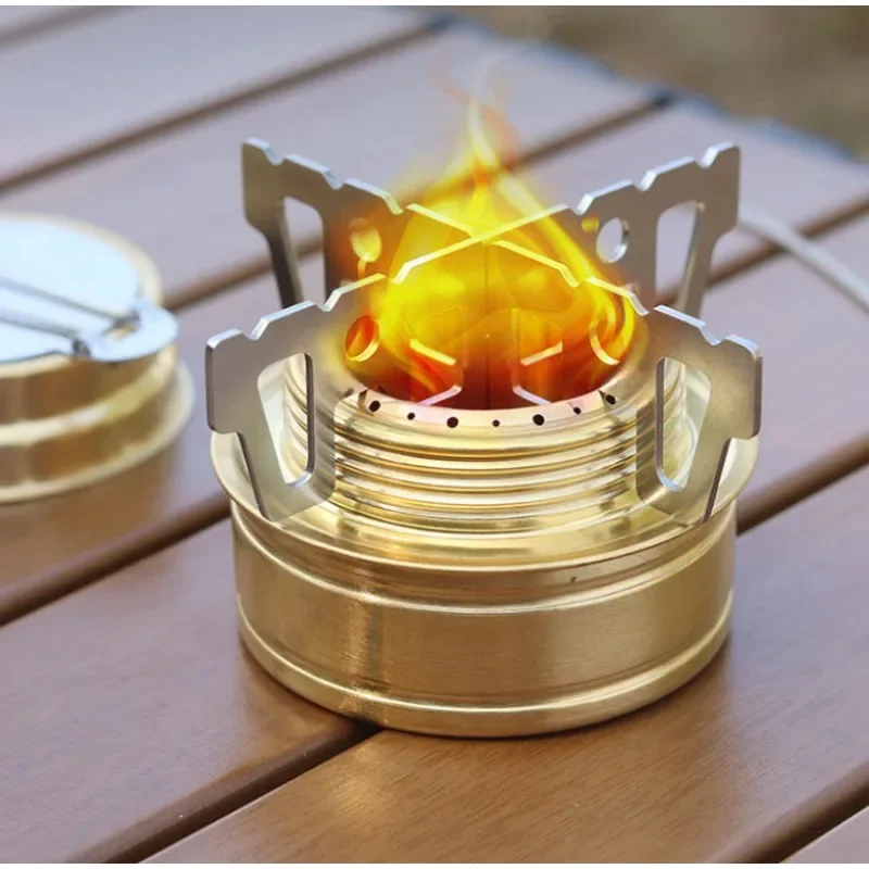 Camping Alcohol Stove Stand A Pair Titanium Boiler Rack Portable Tools Thermostability Outdoor Travel Card Furnace Support