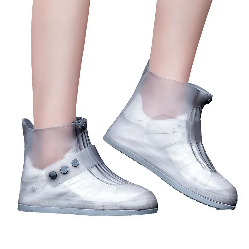 

New 2023 Unisex Shoes Covers Silicone Short Ankle Rain Boots Waterproof Shoes Protector For Rainy Days Footwear Accessories