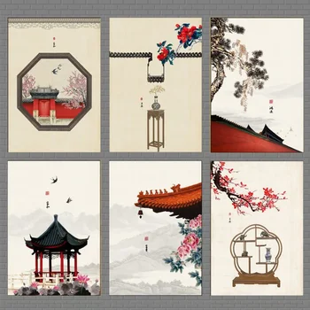 Chinese Style Landscape Canvas Paintings Posters and Prints Wall Art HD Pictures For Living Room Home Decor Frameless Gifts 1