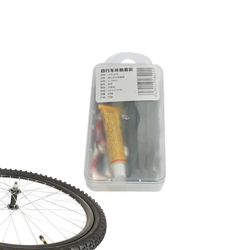 

Bike Tire Repair Kit Small Inner Tube Patch Puncture 17 Pcs Bicycle Repair Tool With Adhesive Patches For Bicycle Motorcycle